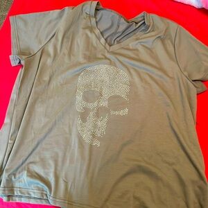 Women’s Skull Tee by Emery Rose 3XL